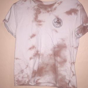 VANS XS pink wash Tee